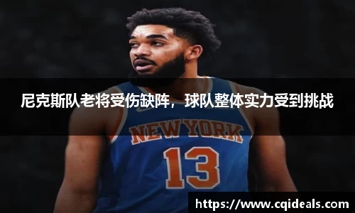 尼克斯队老将受伤缺阵，球队整体实力受到挑战