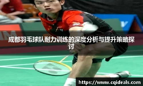 成都羽毛球队耐力训练的深度分析与提升策略探讨