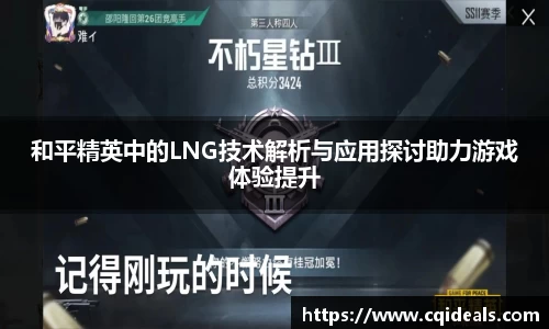 和平精英中的LNG技术解析与应用探讨助力游戏体验提升