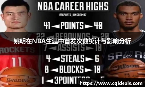 姚明在NBA生涯中首发次数统计与影响分析