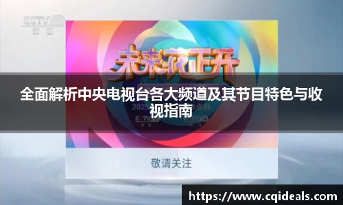 全面解析中央电视台各大频道及其节目特色与收视指南